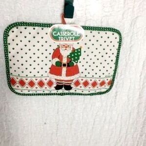 NWT Santa Christmas Potholder